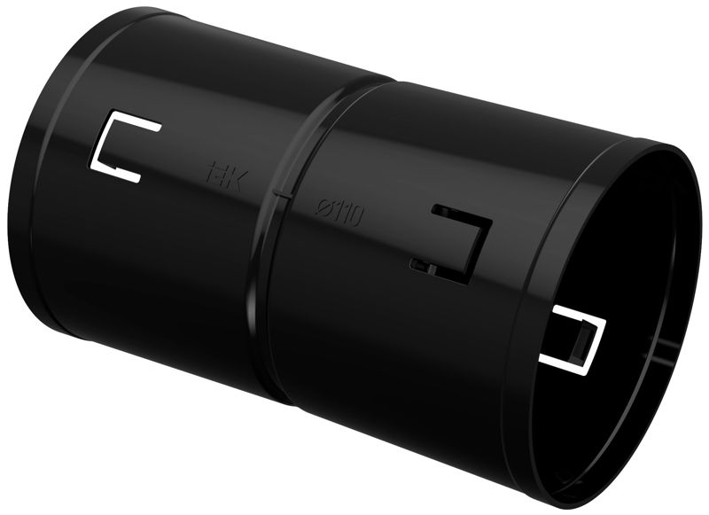 Муфта соединительная для двустенной трубы d110 ELASTA IEK CTA12D-M110-K02-R