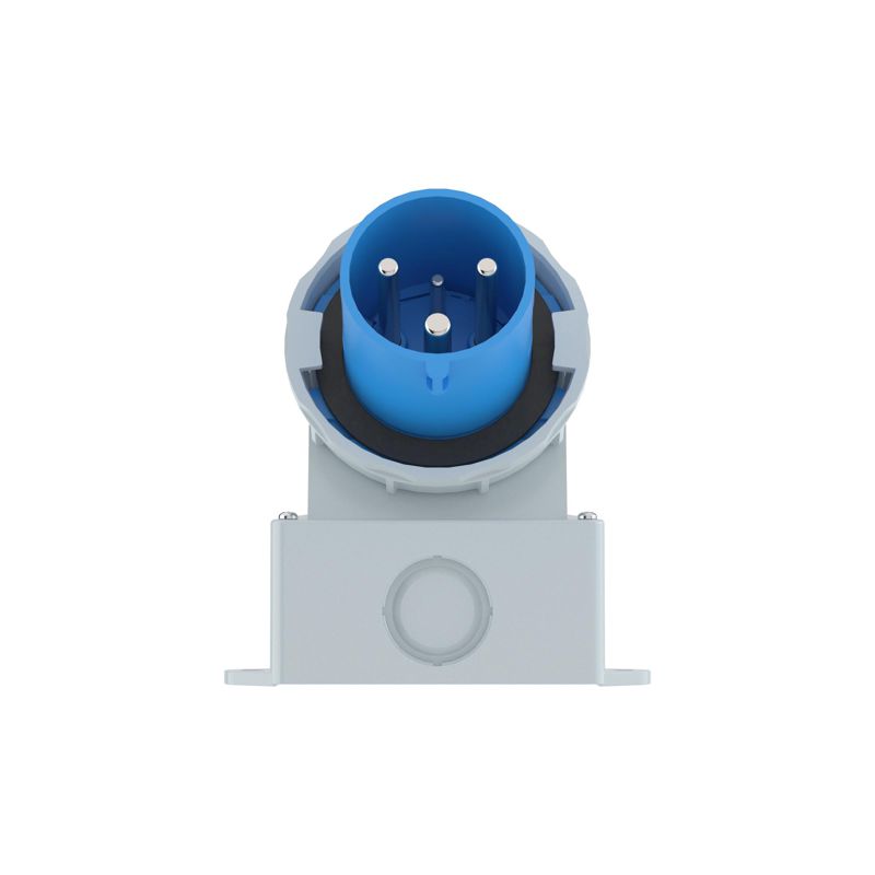 Вилка настенная 63А 2P+E 250В IP67 DKC DIS245M6393