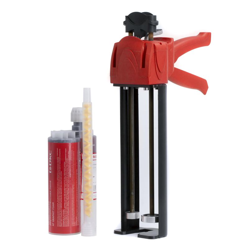 Комплект (2 баллона двухкомпонентн. огнестойкой пены DN1201 + пистолет DN1202) DKC DN1220