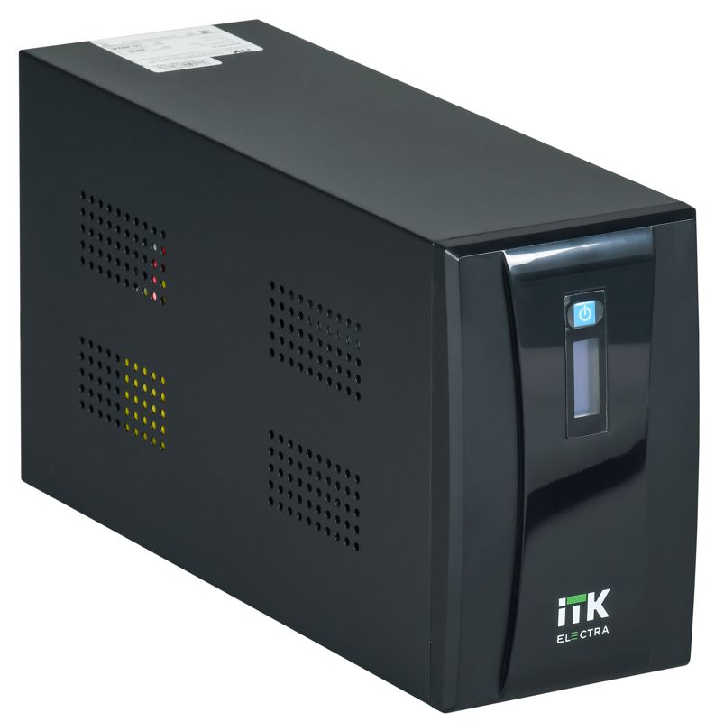 Источник бесперебойного питания ELECTRA ET 2кВ.А/1.2кВт с АКБ 2х9А.ч USB ITK EET-2000VA-1-002