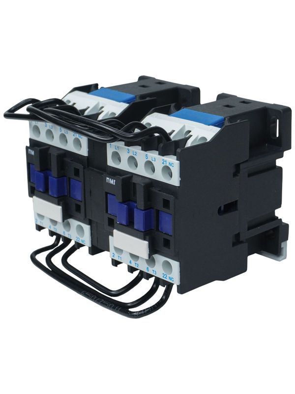 Пускатель реверсивный ПМЛ-1501 УХЛ4 Б 10А кат. 110В AC 2НЗ IP00 без реле Электротехник ET009287