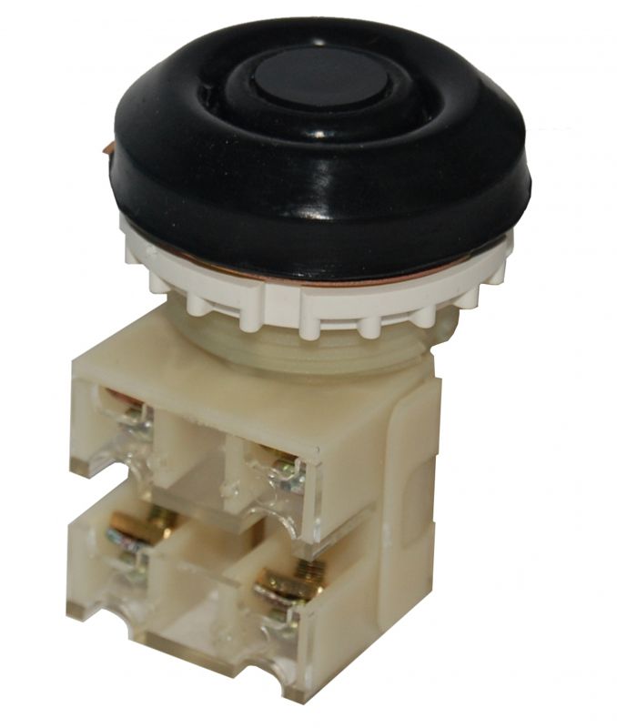 Выключатель кнопочный ВК30-10-02110-54 У2 2НЗ цилиндр 10А IP54 660В черн. Электротехник ET053021