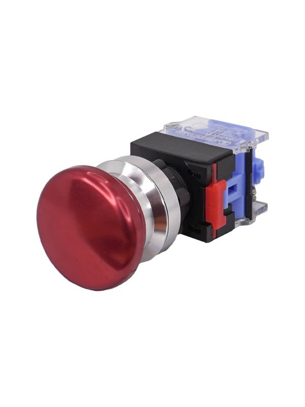 Выключатель кнопочный ВК30-01MB/R/P 1НЗ гриб без фиксации 40мм d30мм IP65 красн. Электротехник ET086976