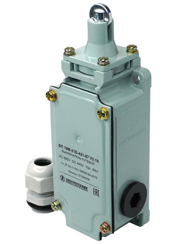 Выключатель конечн. ВП 19М-21Б-421-67 У2.16 Электротехник ET506206