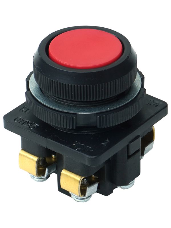 Выключатель кнопочный КЕ-011 У3 исп.3 2НЗ цилиндр 10А IP40 660В красн. Электротехник ET511660