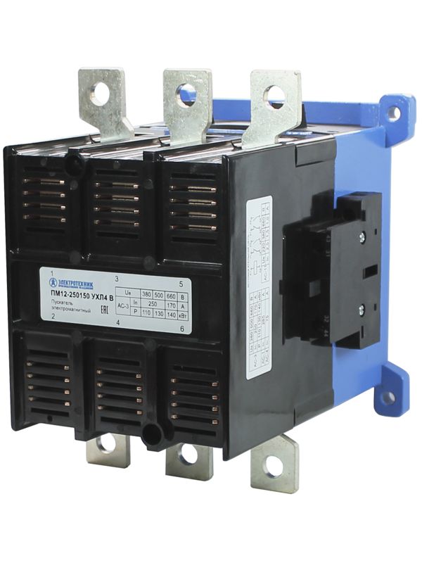 Пускатель ПМ 12-250150 УХЛ4 В 250А кат. 220В AC 2НО+2НЗ IP20 Электротехник ET518923
