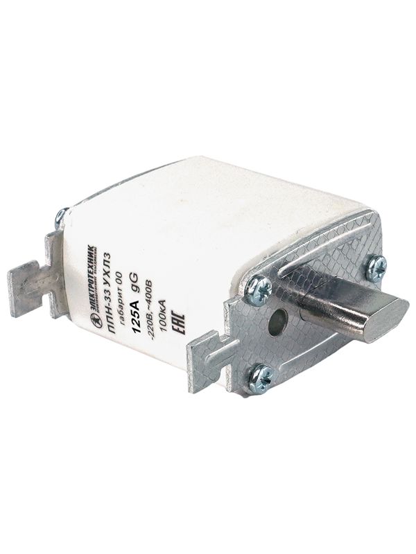 Вставка плавкая ППН-33 УХЛ3 125А габарит 00 IP00 Электротехник ET522677