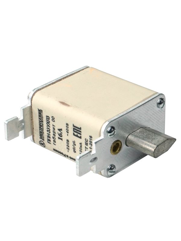 Вставка плавкая ППН-33 УХЛ3 16А габарит 00 IP00 Электротехник ET522683