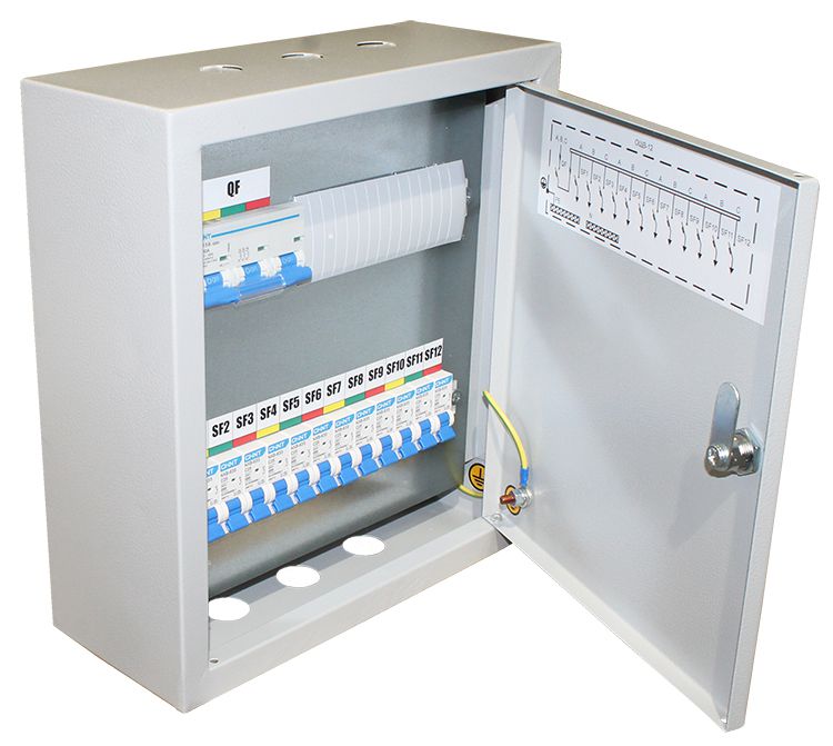 Щиток осветительный навесной ОЩВ-12 УХЛ4 100/25А IP31 Электротехник ET543095