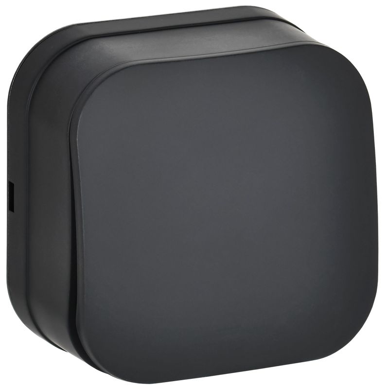 Выключатель 1-кл. ОП GLORY ВС20-1-0-ХЧм 10А черн. матов. IEK EVH10-K02M-10