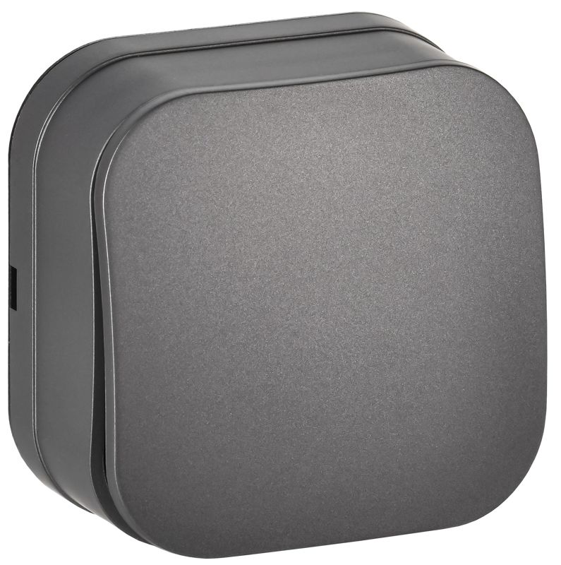 Выключатель 1-кл. ОП GLORY ВС20-1-0-ХСм 10А сталь матов. IEK EVH10-K46M-10