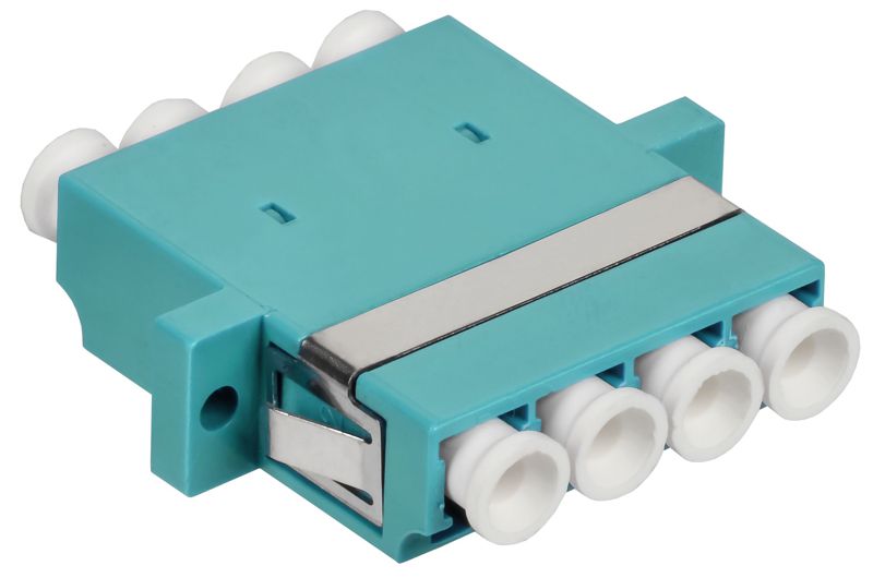 Адаптер оптический проходной LC-Quad OM3 UPC ITK FC-LCQ-UPC-03