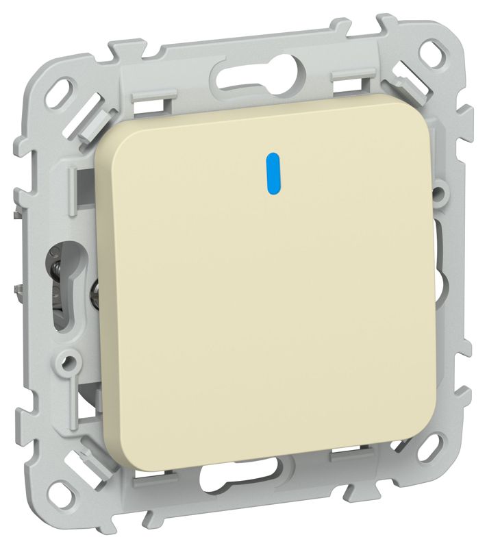 Выключатель 1-кл. СП FLITE ВС11-1-1-ФлН 10А с индикацией механизм навахо IEK FI-V10-1-10-1-K87