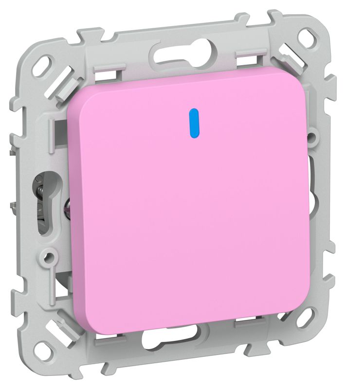 Выключатель проходной 1-кл. СП FLITE ВС61-1-1-ФлПр 10А с индикацией механизм пурпур. IEK FI-V12-1-10-1-K99