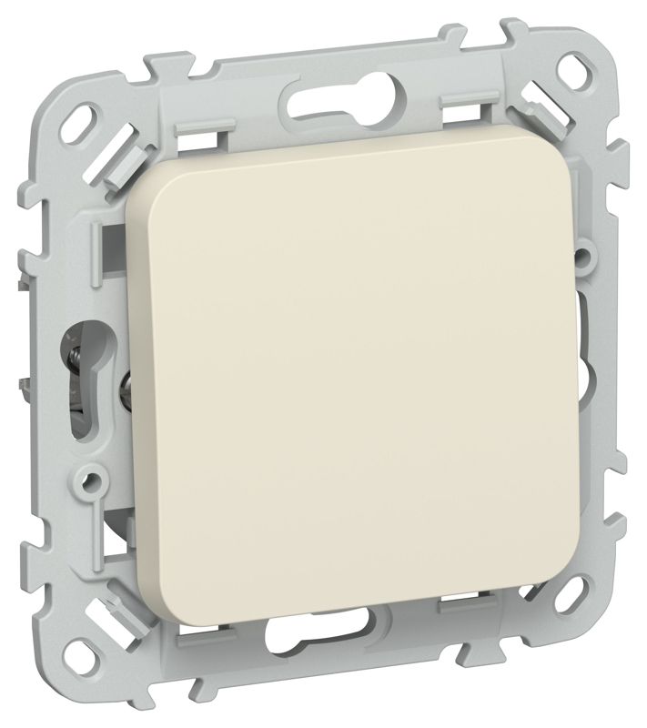 Выключатель кнопочный 1-кл. СП FLITE ВС11-2-0-ФлСл 10А механизм сливочный IEK FI-V14-0-10-1-K86