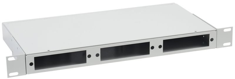 Кросс оптический распред. 1U до 24 портов (без планок под 8п-3шт) ITK FOBX24-1U-000