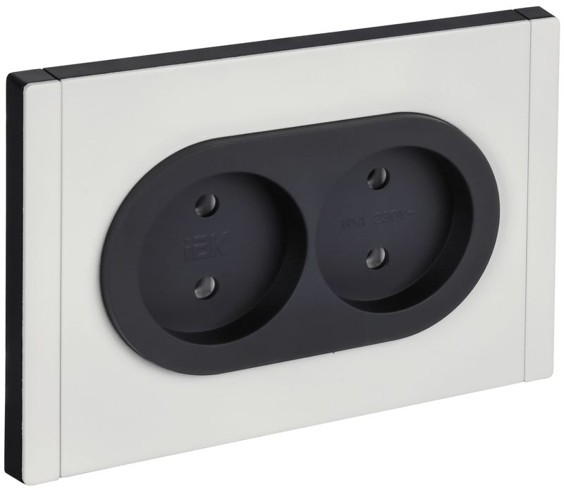 Выключатель 1-кл. FORTE&PIANO перекр. 10А FP812M слон. кость металл IEK FP-R20-10-1-M-K01