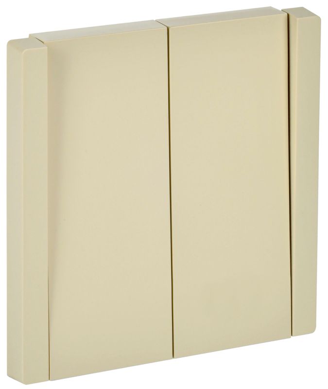 Выключатель проходной 2-кл. СП FORTE&PIANO 10А FP407 ваниль IEK FP-V22-0-10-1-K10