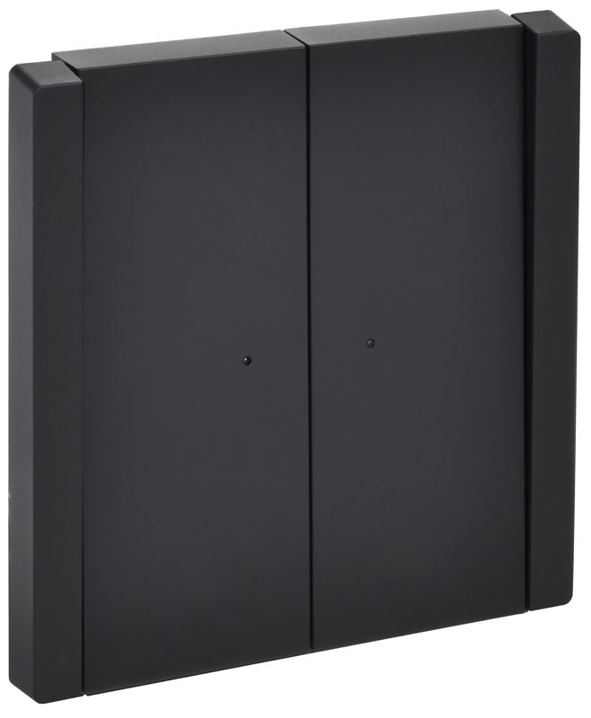 Выключатель проходной 2-кл. СП FORTE&PIANO 10А FP108 с индикацией черн. IEK FP-V22-1-10-1-K02