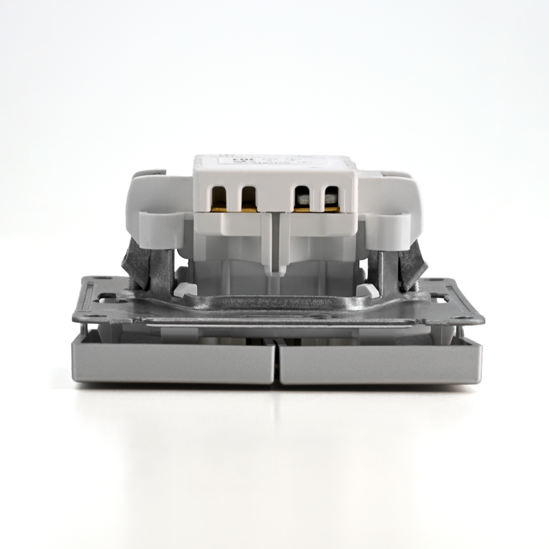 Выключатель для жалюзи 2-кл. ArtGallery 2х (сх. 4) 10А механизм алюм. SE GAL000319