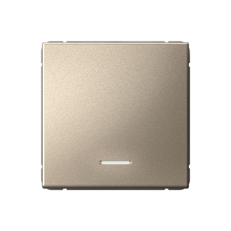 Выключатель 1-кл. ArtGallery 10AX с подсветкой быстрозажим. клем. механизм шампань SE GAL000513S