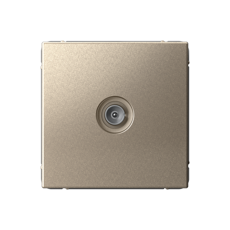 Розетка телевизионная проходная TV ArtGallery 4дБ механизм шампань SE GAL000592