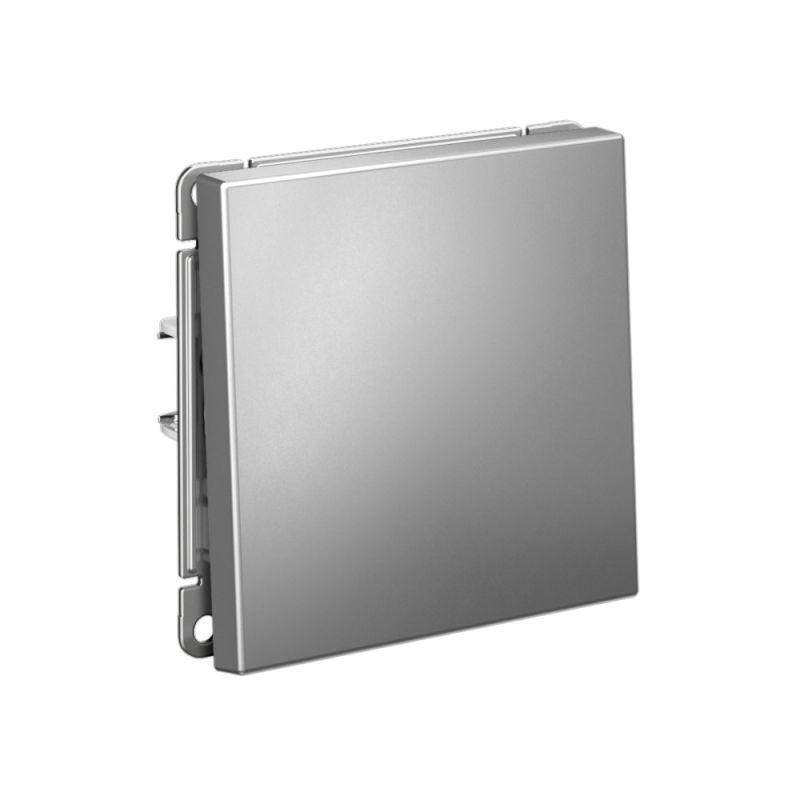 Выключатель кнопочный 1-кл. ArtGallery 10А механизм сталь SE GAL000915