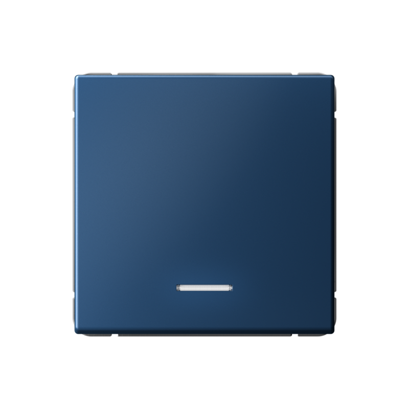 Выключатель кнопочный 1-кл. ArtGallery 10А с подсветкой механизм аквамарин SE GAL001116