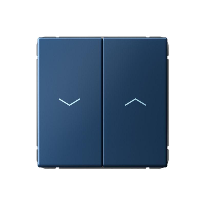 Выключатель для жалюзи 2-кл. ArtGallery 2х (сх. 4) 10А быстрозажим. клем. механизм аквамарин SE GAL001119S