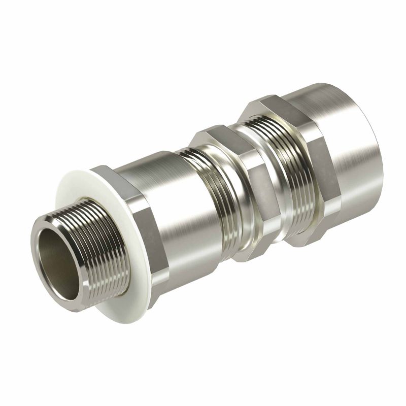 Ввод кабельный серии КА для бронир. кабеля М75х1.5 d54.8-63мм D65-75мм никелированная латунь IP66/IP68 DKC KA81MHK