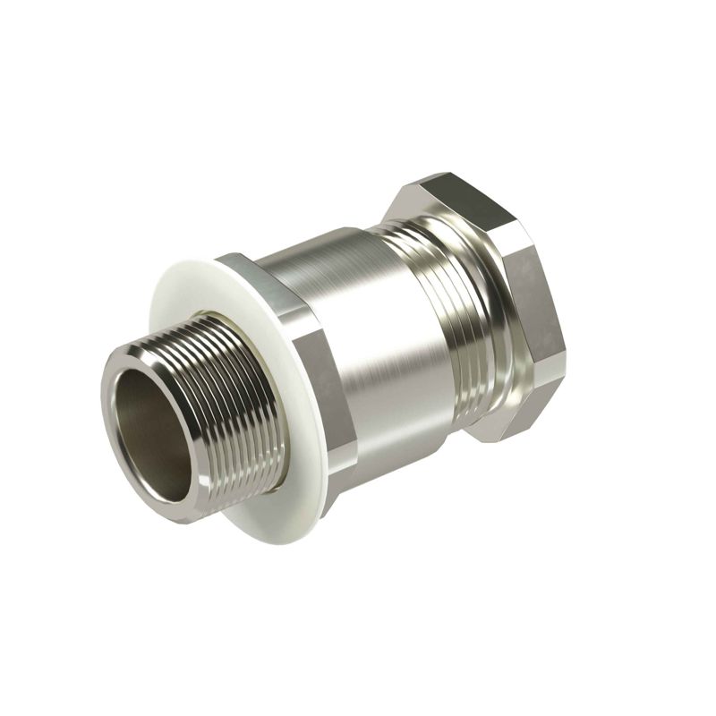 Ввод кабельный серии КН для небронир. кабеля М20х1.5 d5.8-12мм никелированная латунь IP66/IP68 DKC KH2MHK