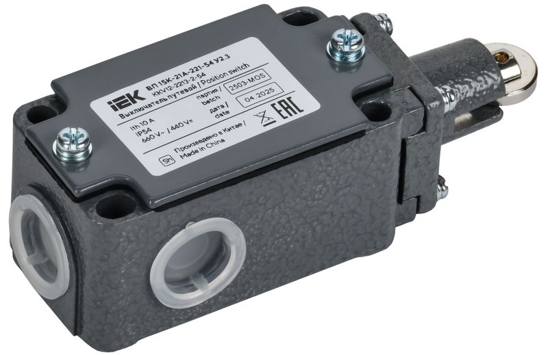 Выключатель путевой ВП 15К-21А-221-54 У2.3 IEK KKV12-2213-2-54