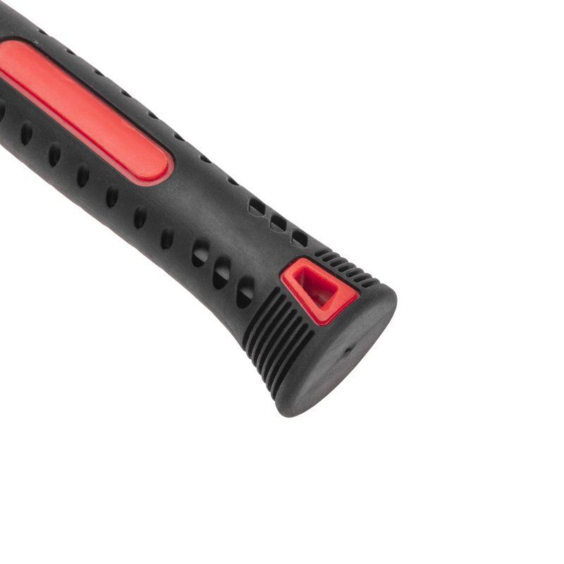 Киянка 450г фибергласовая рукоятка резинов. черн./бел. Kranz KR-12-8153