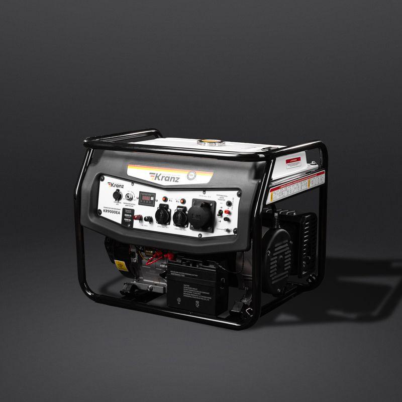 Генератор бензиновый KR9000EA 9.0кВт 230В 25л коннектор автоматики электростартер KRANZ KR-16-1138