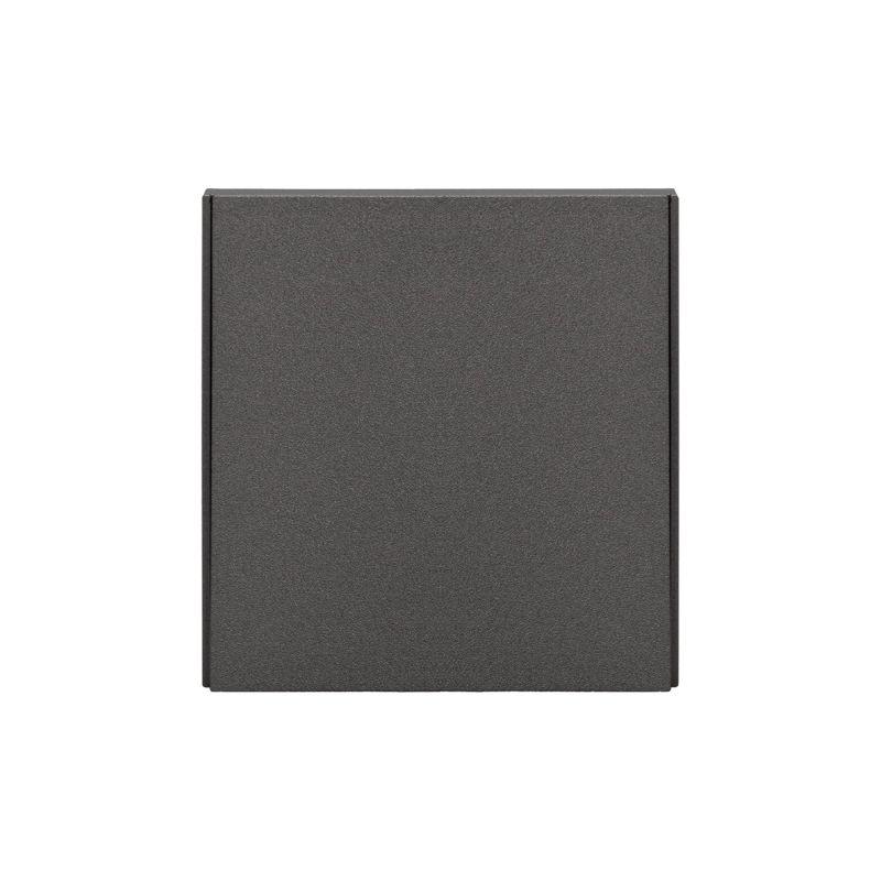 Выключатель проходной (переключатель) 1-кл. СП STRONG MIELE 10А графит Kranz KR-78-0708-6