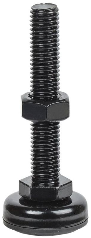 Опора регулируемая (ножка) резьба М12 90х34мм черн. ITK LF-80