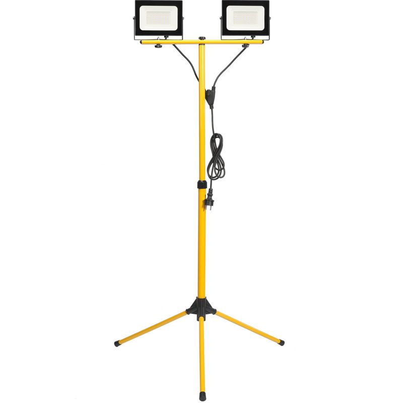 Прожектор светодиодный СДО 06-2x50Ш 6500К IP65 штатив черн. IEK LPDO606-2X050-65-K02