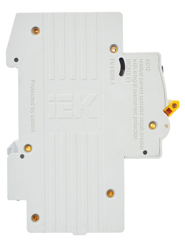 Выключатель автоматический дифференциального тока 2п C 63А 300мА тип AC 4.5кА АД-12 KARAT IEK MAD10-2-063-C-300