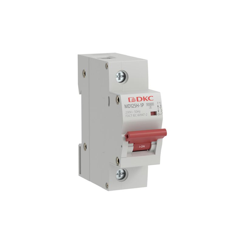 Выключатель автоматический модульный max типа MD125H 10кА 1п C 80А YON MD125H-1PC80