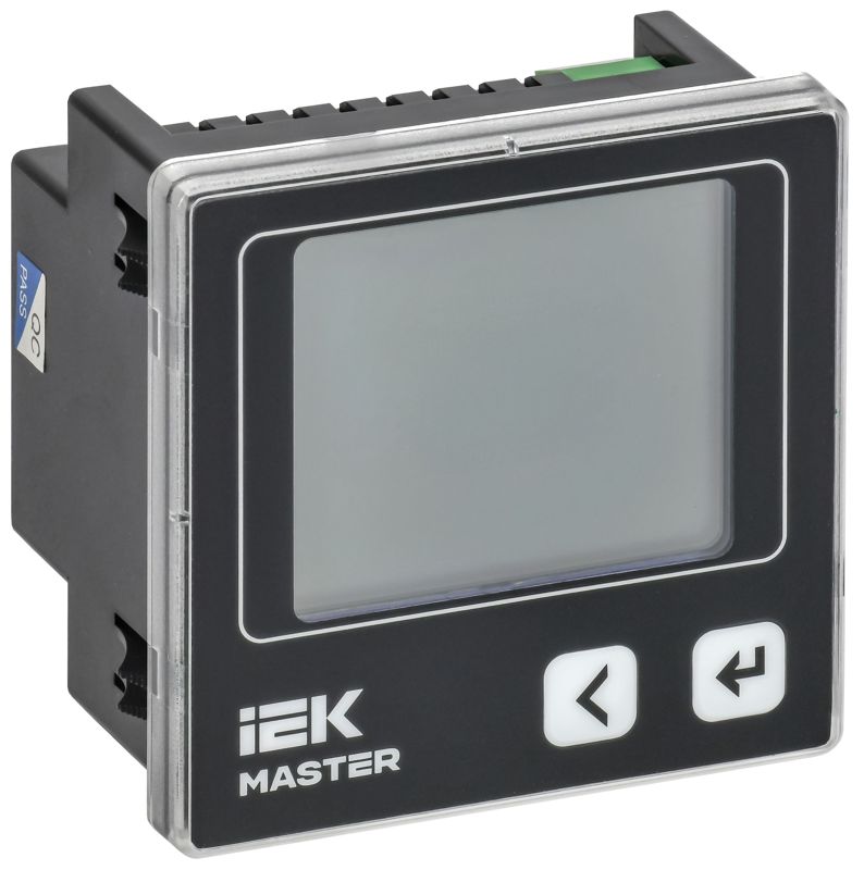 Вольтметр цифровой щитовой 1ф RS-485 72х72 LCD MASTER IEK MI-DV11-6-1-1-LCD