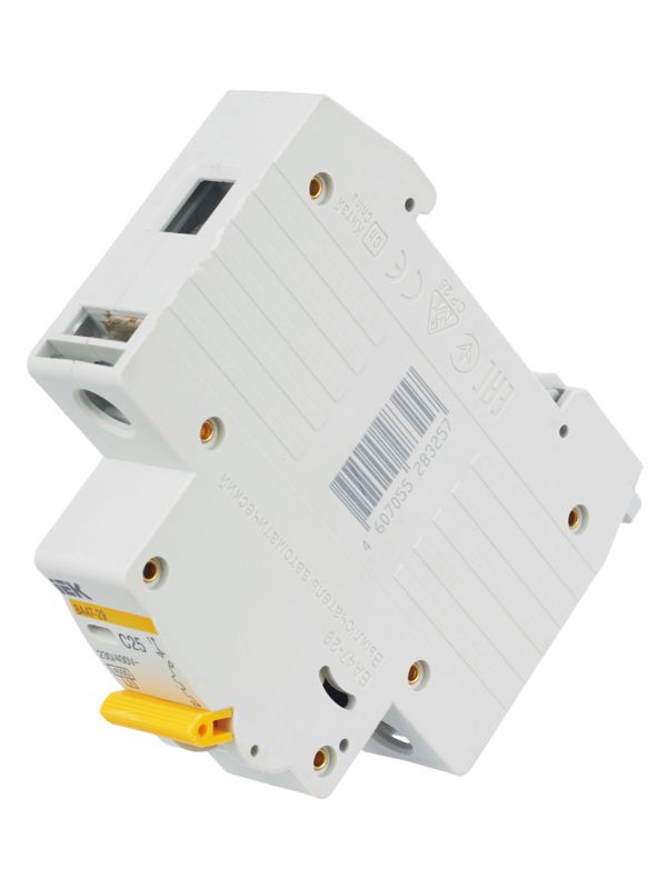 Выключатель автоматический модульный 1п C 25А 4.5кА ВА47-29 KARAT IEK MVA20-1-025-C