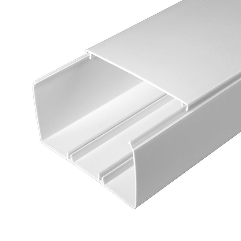 Кабель-канал 100х60 L2000 с двойн. замком бел. Промрукав PR03.0060