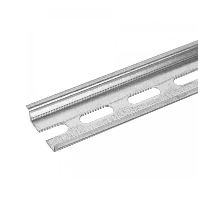 DIN-рейка перфорированная L300 0.8мм оцинк. (уп.10шт) Промрукав PR08.25055