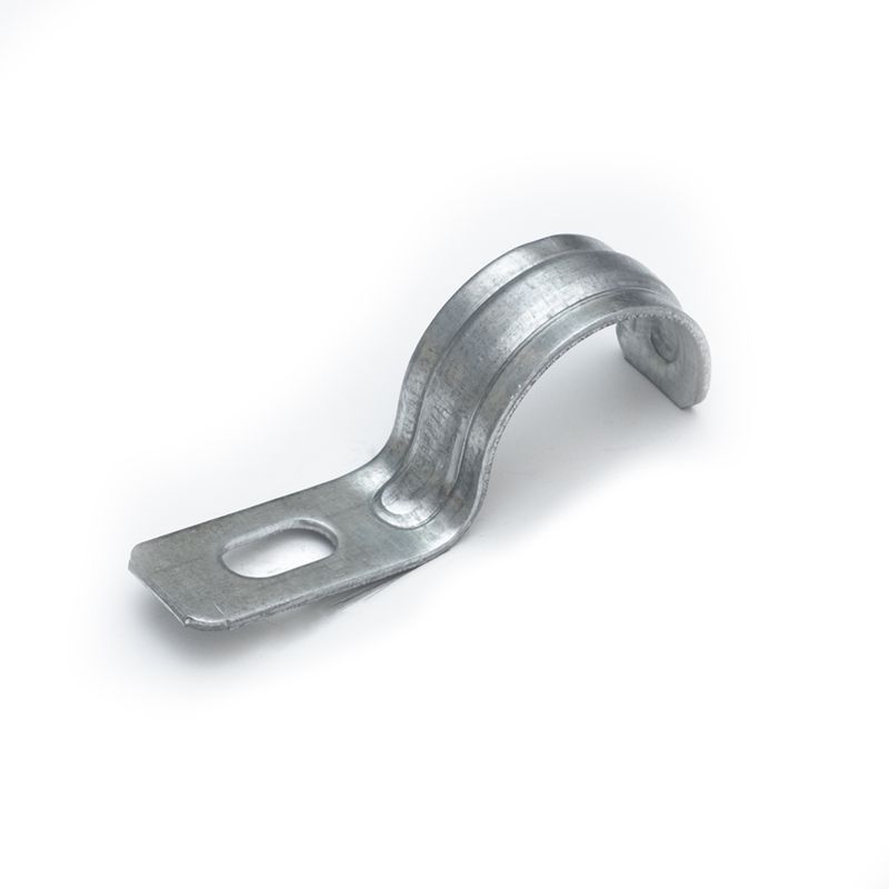 Скоба крепежная однолапковая усилен. противопожарная СМДУ d25-26мм метал. (уп.100шт) Промрукав PR13.02403