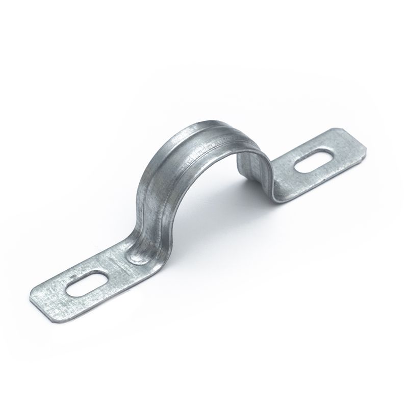 Скоба крепежная двухлапковая усилен. противопожарная СМДУ d25-26мм метал. (уп.100шт) Промрукав PR13.02415