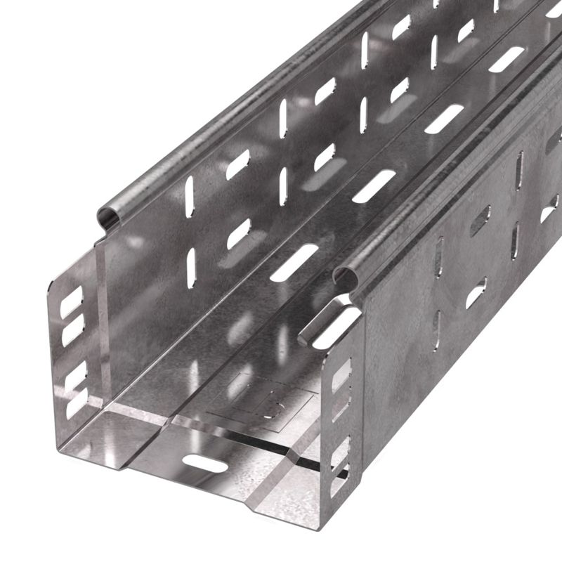 Лоток перфорированный 100х80 L3000 (0.7мм) Стандарт Промрукав PR16.0003