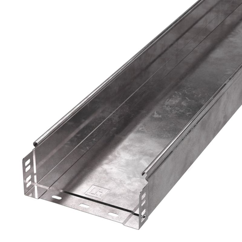 Лоток листовой неперфорированный 200х100 L3000 сталь 0.8мм Стандарт Промрукав PR16.0054