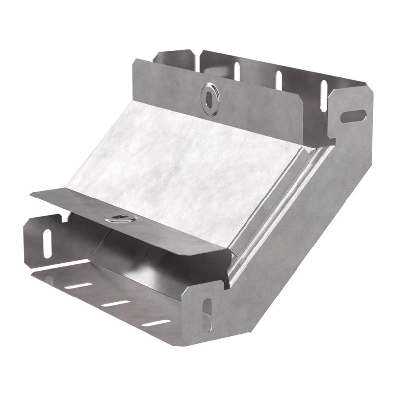 Угол для лотка вертикальный внутренний 90град. 200х50 Стандарт с крышкой Промрукав PR16.0530