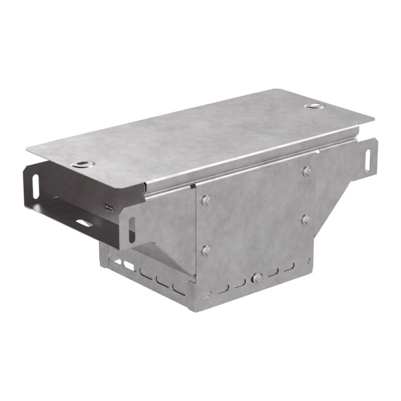 Ответвитель Т-образный вертикальный 150х50 с крышкой Стандарт Промрукав PR16.0959