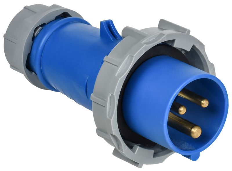 Вилка переносная ССИ-0132 16А 6ч 220В 2P+PE IP67 IEK PSR01-016-3-0-67